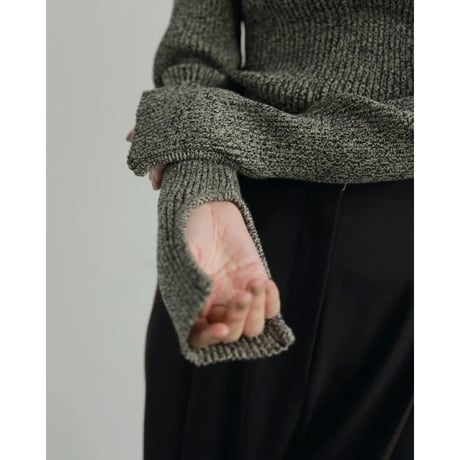 【anuke】Slit Turtle Knit※11月上～12月上