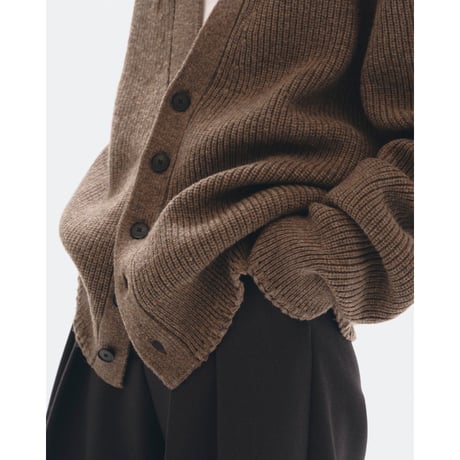 【TODAYFUL】Wool Ribknit Cardigan