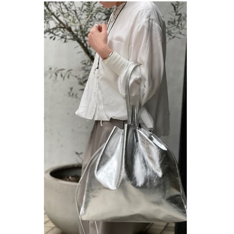 【blancle】M.LEATHER SQUEEZE BIG TOTE bc-1251