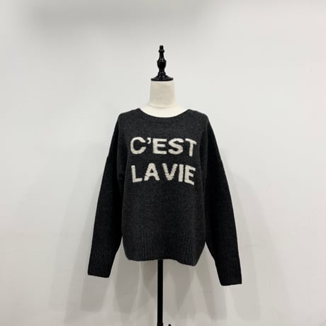 【siro de labonte】zipup 2way pullover　納期：11月中旬～12月中旬