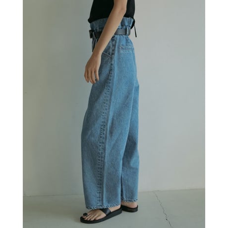 【anuke】Waist Tuck Denim
