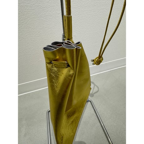 再販【blancle】M.LEATHER ZIP DRAWSTRING 【M size】bc1172