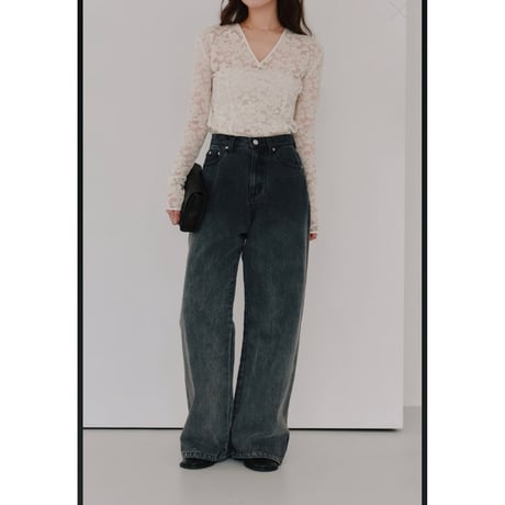 【Halla】gradation denim※納期8下～9下