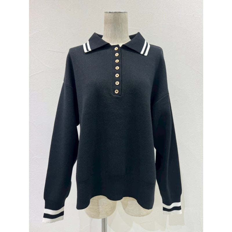 かな CYAN TOKYO】プレーティングニットポロ | selectshop kusukusu