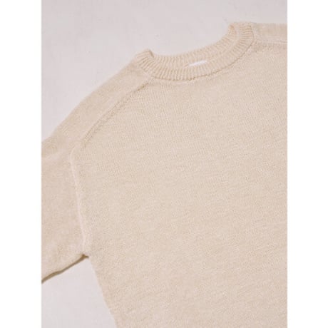 【YENN】SHEER LINEN KNIT TEE  ＊