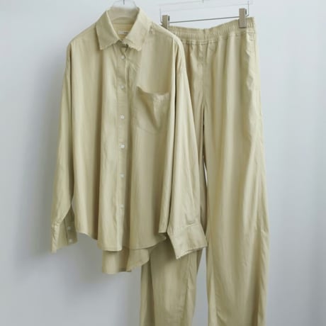 【anuke】 Chambray Over Shirts　※納期2月中旬〜3月中旬