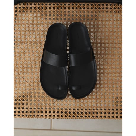 【anuke】Ecoleather Belt Sandals　※納期4月下旬～5月下旬
