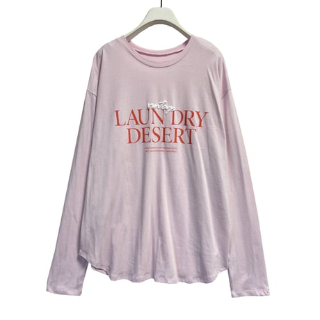 【CHIGNON】LAUNDRY発泡ﾛｺﾞTee　納期：11月中旬～12月中旬