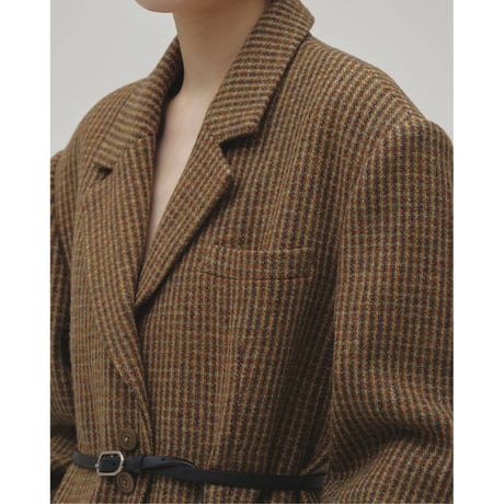 【TODAYFUL】Wool100% Check Jacket　※納期9月下旬～10月上旬