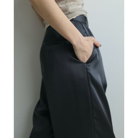 【anuke】Satin Tuck Pants※10月上～11月上
