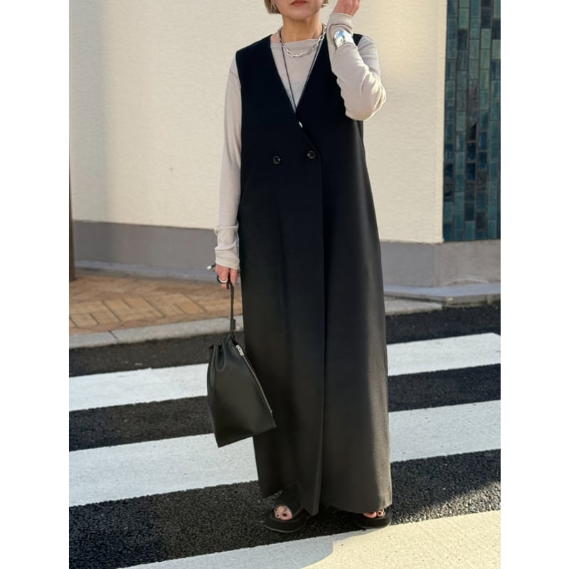 ✨遂に入荷✨【CLOCHE】ジレ風ワンピース | selectshop kusukusu 