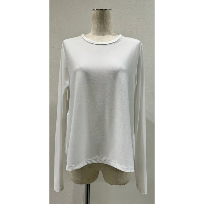 CYAN TOKYO】バックギャザーPUジョーゼットTOPS | selectshop ku