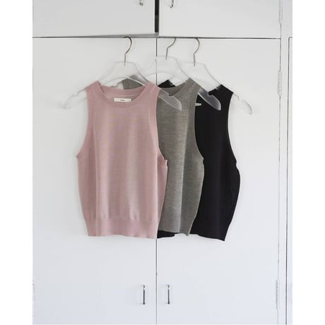 【anuke】Highgauge Sheer Tanktop