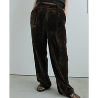 【anuke】Velvet Wide Pants