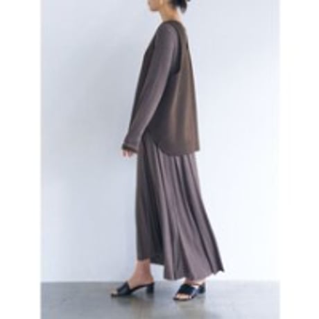 【YENN】W FACE OVER VEST　※納期：9月中旬〜10月中旬