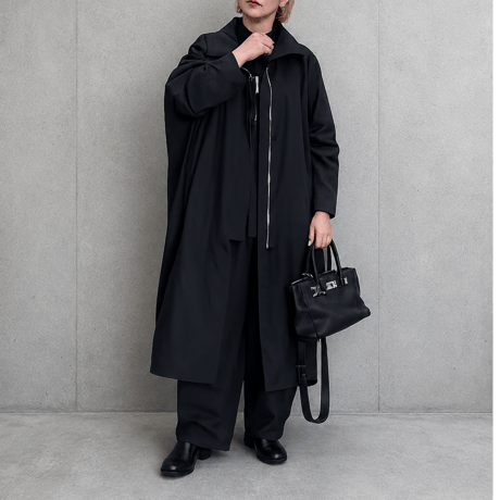 【M.U.L.】MINIMAL STAND COLLAR COAT　MULW-2023