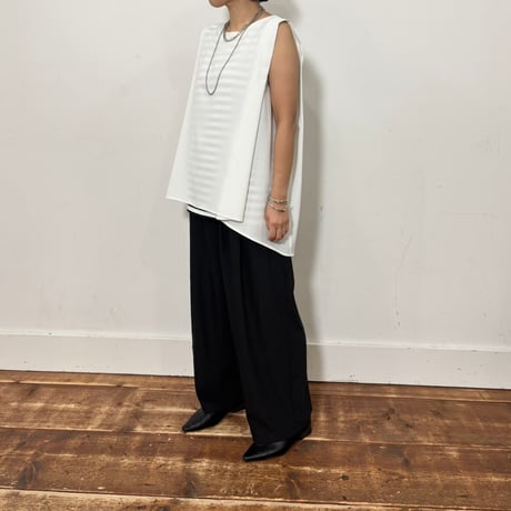 【siro de labonte】tuck flare tank（布帛）