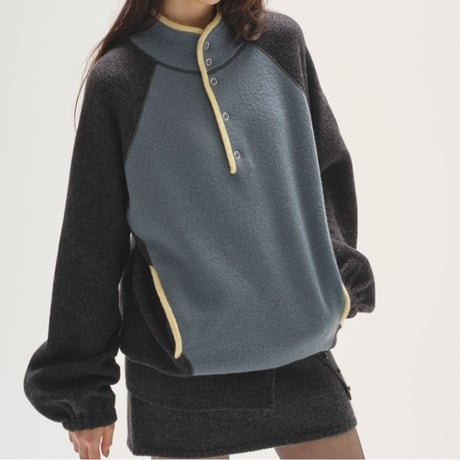 【TODAYFUL】Wool 100% Piping Pullover　※納期11月中～12月中
