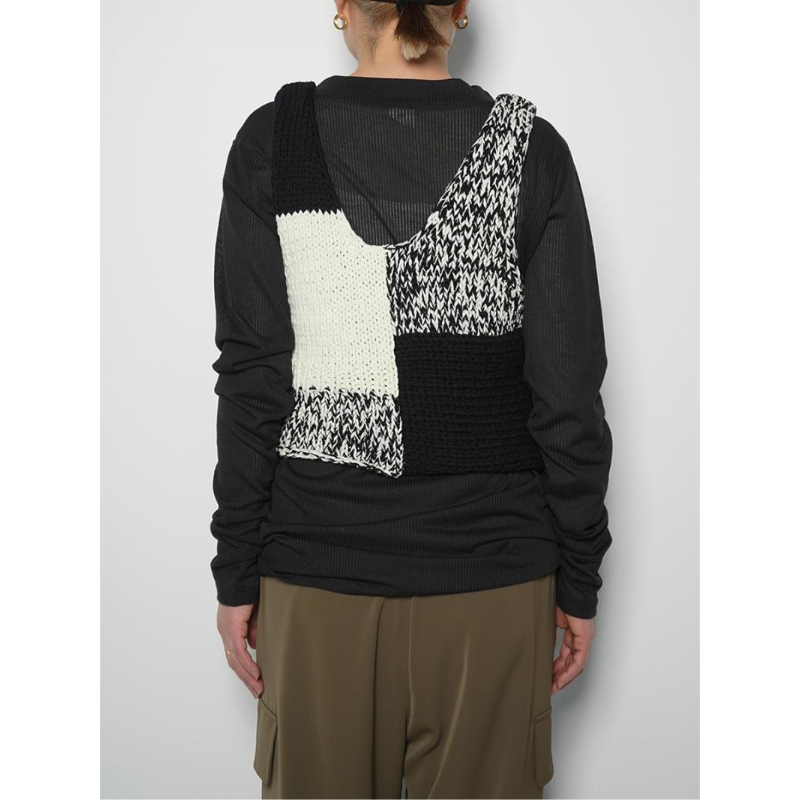 ☆新品！YENN パッチワークビスチェ ベスト ☆新品！YENN パッチワークビスチェ ベスト - メルカリ