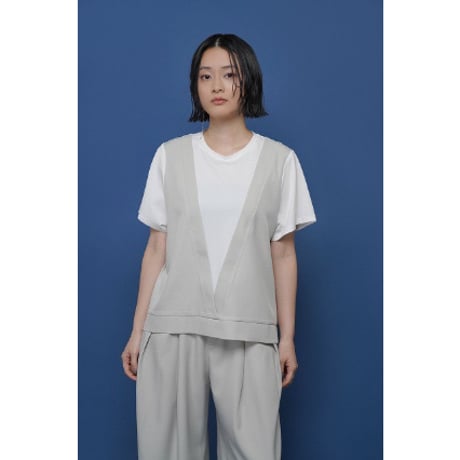 【CYAN tokyo】レイヤーライクコンビTOPS