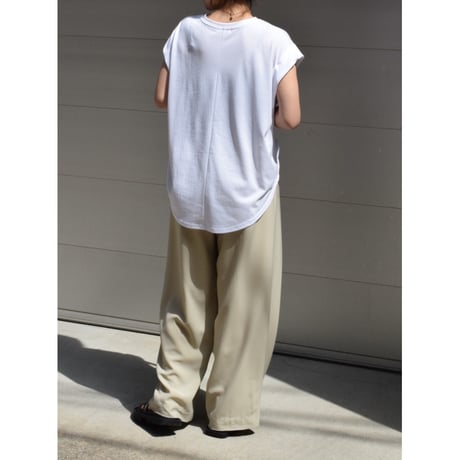 【ROSIEE】肩タックプリントTシャツ