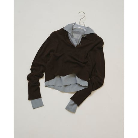 【TODAYFUL】Layered Polo Knit