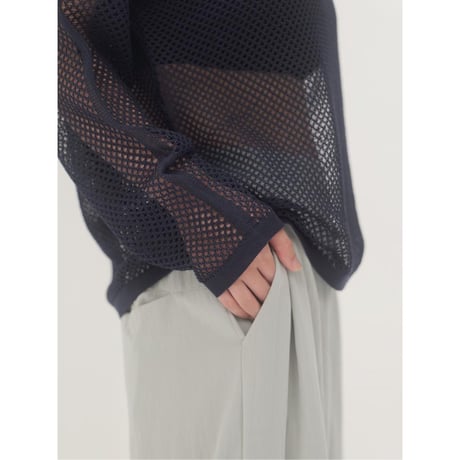 【YENN】MESH KNIT PO