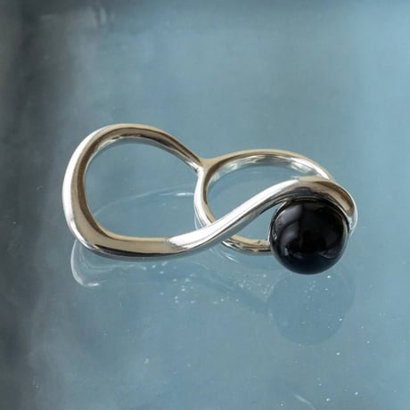 【anuke】Ball Double Ring　※納期7月中旬～8月中旬