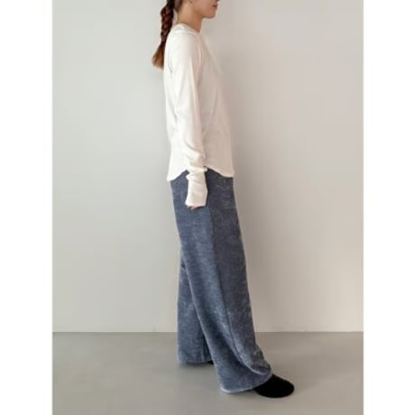 【YENN】MOLE TWILL TUCK WIDE