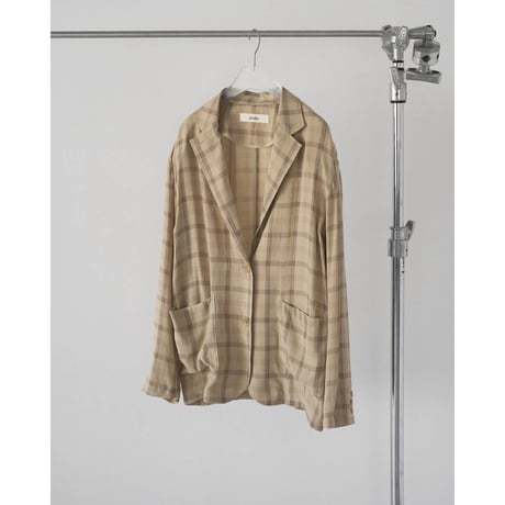 【anuke】Check Over Jacket