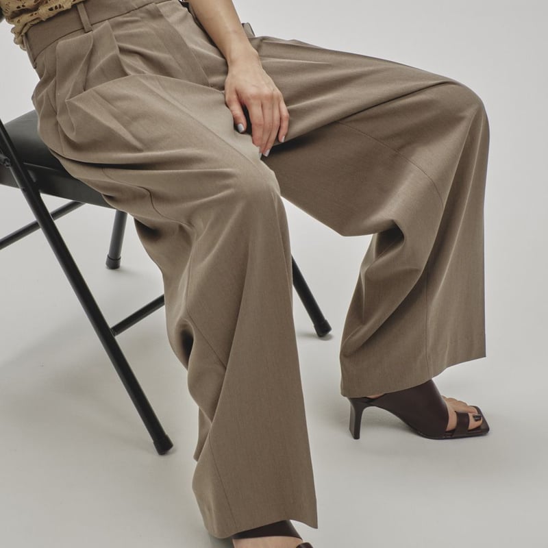 TODAYFUL】 Twill Wide Trousers | selectshop kus