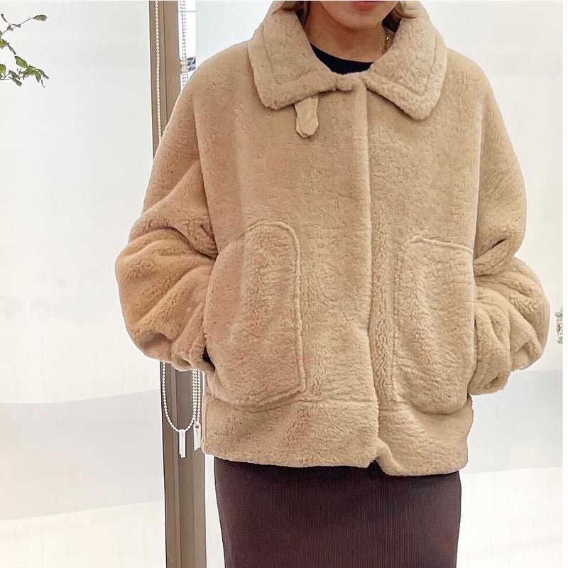 cafune カフネeco mouton jacket/エコムートンジャケット ECO MOUTON JACKET｜HELIOPOLE｜HÉLIOPÔLE（エリオポール）公式