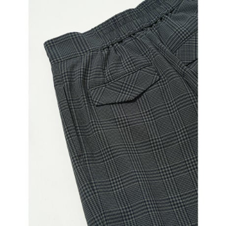 【YENN】PLAID 2TUCK WIDE PT