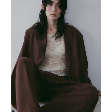 【anuke】Over Linen Jacket