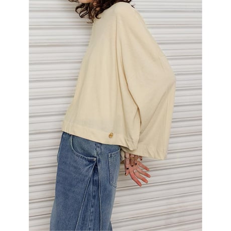【YENN】WIDE SLEEVE LONG TEE