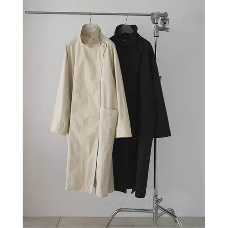 【anuke】Standcollar Long Coat