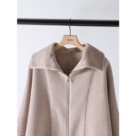 【YENN】ZIP COLLAR MID COAT