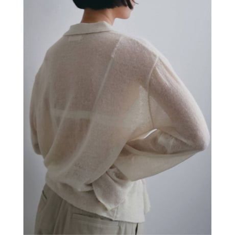 【anuke】Over Knit Shirts