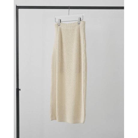 【anuke】Crochet Knit Skirt　※納期3月中旬～4月中旬