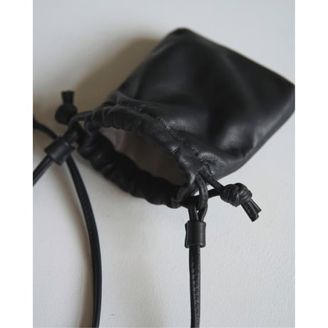 【anuke】Leather Mini Pochette