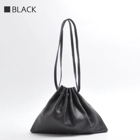 【blancle】S.LEATHER GATHER BAG bc1232