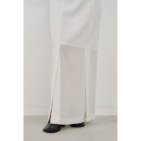 【Hella】sheer pencil skirt　※納期6月中旬〜7月中旬