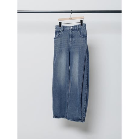 【YENN】SIDE PLEATED DENIM PT  ＊