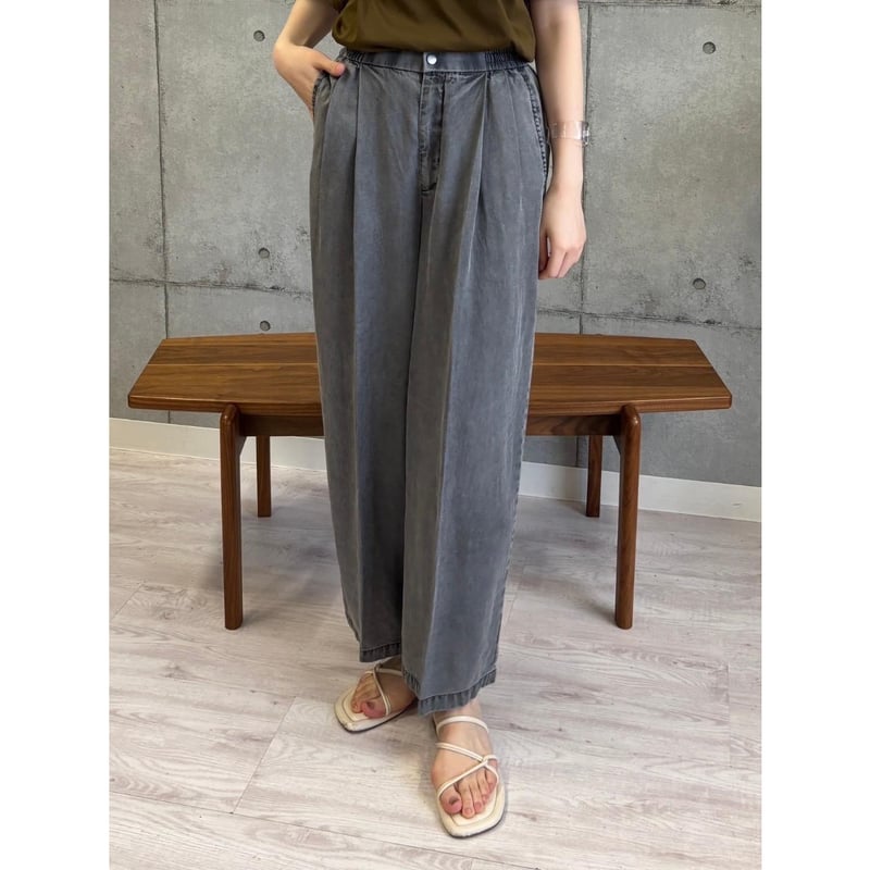 再販✨【ROSIEE】テンセルデニムタックパンツ | selectshop kusukusu