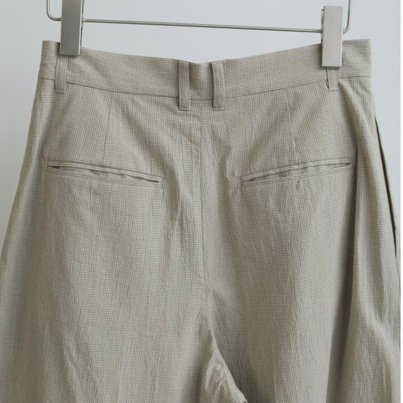 anuke】Check Tuck Pants | selectshop kusukusu
