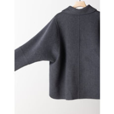 【YENN】W FACE COLLARED JK　※納期：9月中旬〜10月中旬