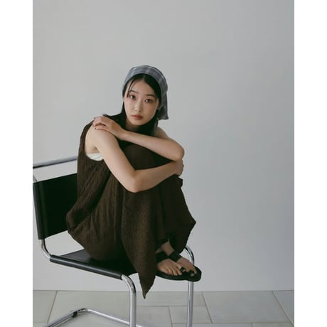 【anuke】Check Scarf　※納期4月下旬～5月下旬