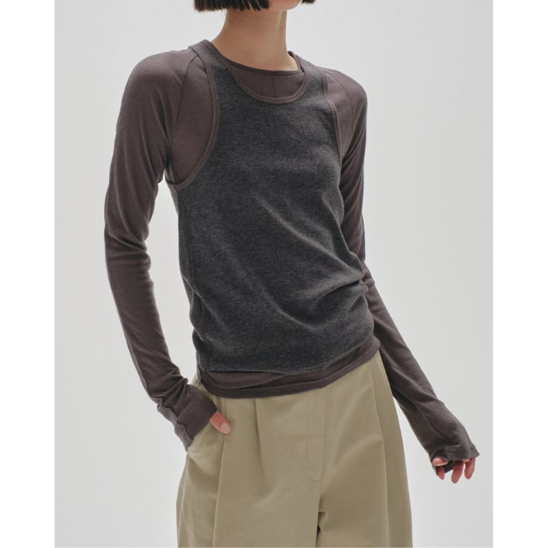 TODAYFUL】Layered Sheer Long T-shirts | selects