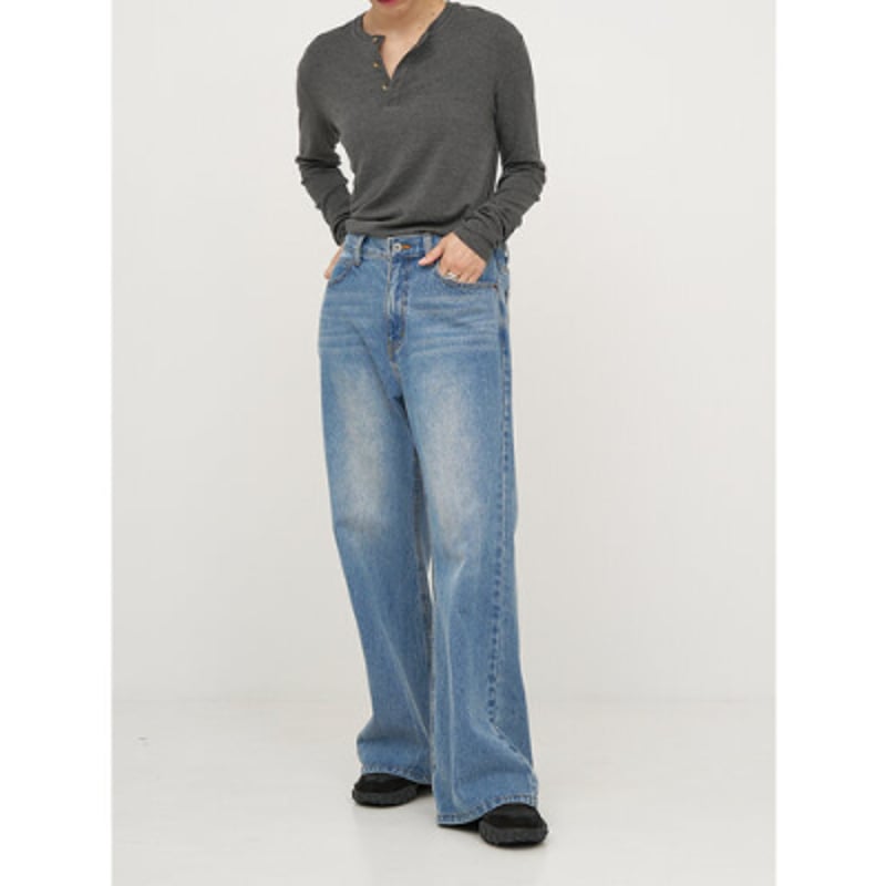 激安 早い者勝ち 新品V.HENRY NECK L/S YENN】HENRY NECK LONG TEE | selectshop kusukusu