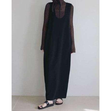 【anuke】Uneck Loose Onepiece　※納期8月上旬～9月上旬